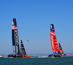 AMERICAS CUP RACING TO AN EXCITING FINISH