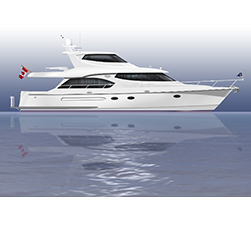 WEST BAY SONSHIP CONTRACTS NEW CUSTOM SKY L0UNGE 72′ MOTOR YACHT