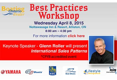 WHAT’S IN STORE AT THE BOATING ONTARIO DEALER BEST PRACTICES WORKSHOP?