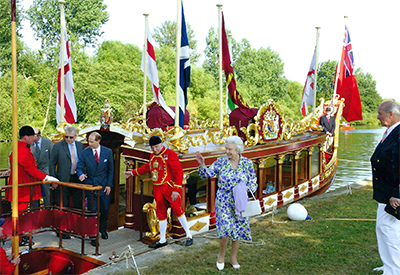 TORQEEDO PROVIDES NEW PROPULSION SYSTEM FOR GLORIANA, THE QUEEN’S ROWBARGE