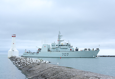 Canadian Navy ship HMCS Goosebay