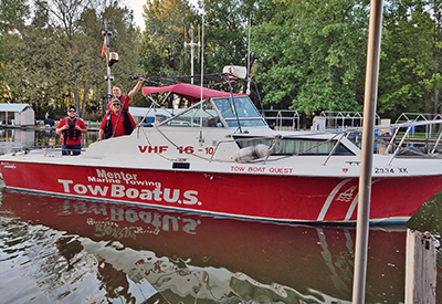 NEW OWNER OF TOWBOATUS MENTOR READY TO ASSIST LAKE ERIE BOATERS