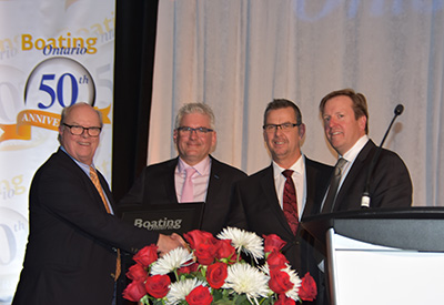 BOATING ONTARIO AWARDS OF EXCELLENCE ANNOUNCED AT THE 50TH ANNIVERSARY CELEBRATION & CONFERENCE