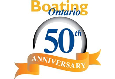 Boating Ontario 50thAnniversary Logo 400