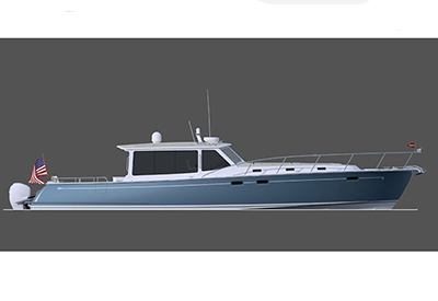 THE LARGEST OUTBOARD EXPRESS CRUISER. EVER. MJM YACHTS ANNOUNCES THE MJM 53Z