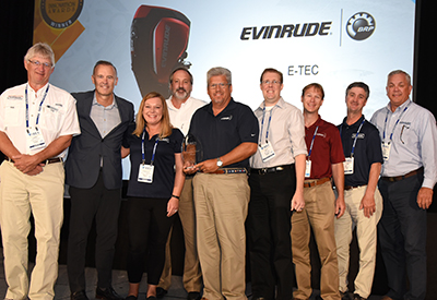 EVINRUDE RECOGNIZED WITH INDUSTRY AWARD FOR PRODUCT INNOVATION