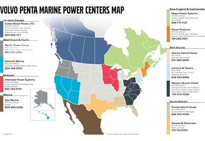 Volvo Power Center Map
