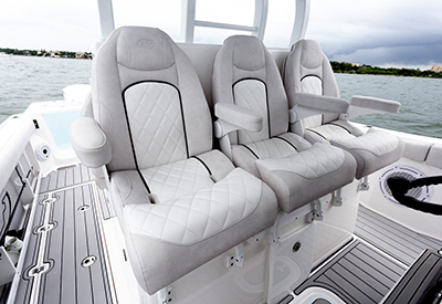 ADD COMFORT AND STYLE WITH TACO MARINE® HELM CHAIRS