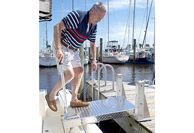 DISABILITY LEADS TO SAFE BOAT BOARDING SOLUTION