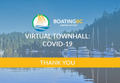 VIEW THE BOATING BC TOWNHALL RECORDING ONLINE