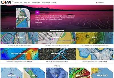 C-MAP ANNOUNCES LAUNCH OF NEW WEBSITE FOR RECREATIONAL BOATERS