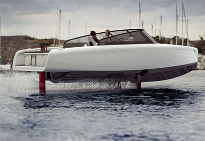 Candela has more than 60 orders for its revolutionary, 290 000-euro foiling electric boat, the Candela C-8