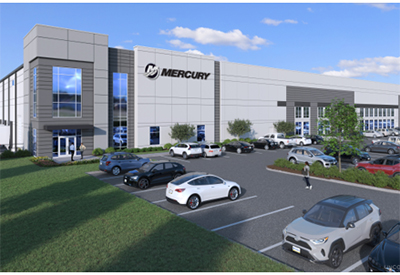 Mercury Marine to Open Purpose Build Distribution Center in Indiana to Meet Record Demand