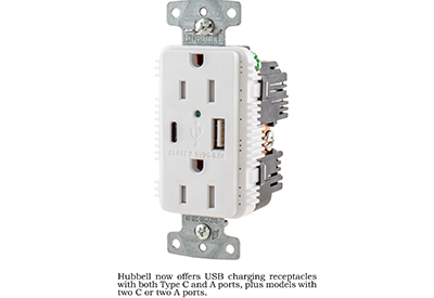 Hubbell USB Receptacles