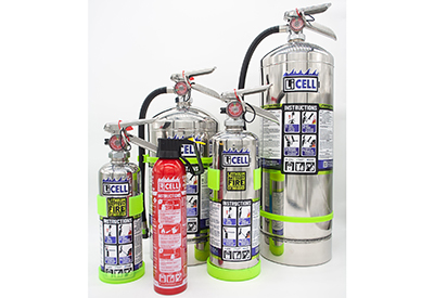 New portable extinguisher stops lithium battery fires
