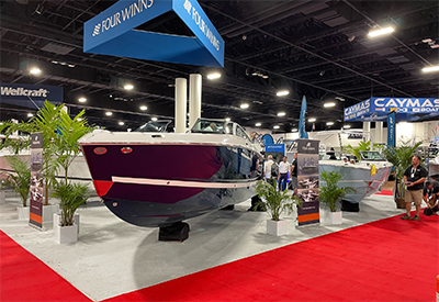 Four Winns unveiled the brand new H6 Outboard at the Fort Lauderdale International Boat Show