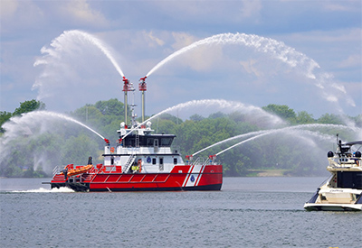 Monjed 2 Fireboat wins WorkBoat Magazine’s Significant Boat of the Year Award
