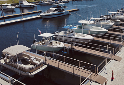 Boat lift marinas are a rapidly growing trend