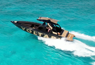 VOLTARI 260 – Canadian performance boat sets record for world’s first fully electric performance boat to cross through the gulf stream