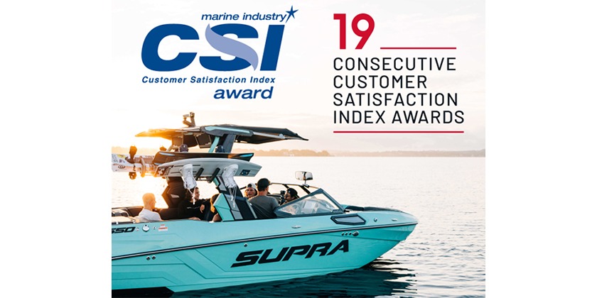 Supra Boats CSI 2023 Award