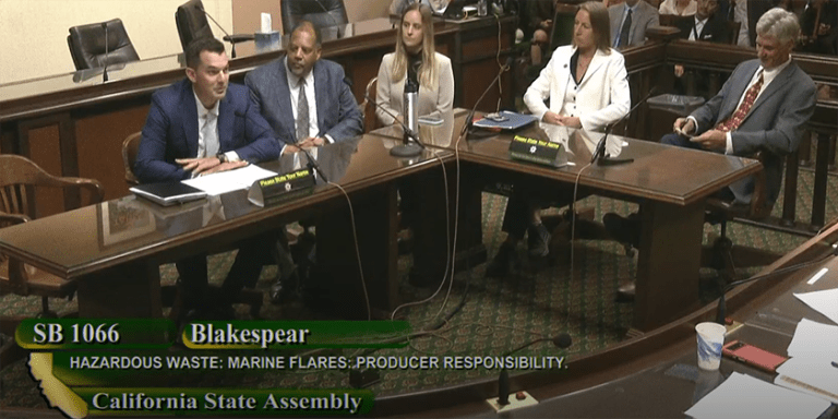 NMMA Testifies to Protect Access to Marine Flares in California