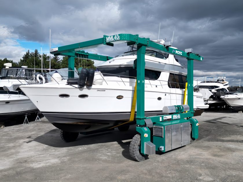 Kropf Industrial Delivers First All-Electric Travel Lift - Boating ...