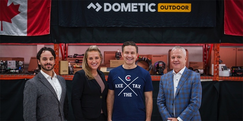 Pierre Poilievre visits Dometic