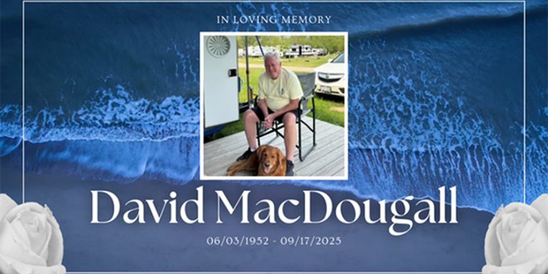 David Lauchlan MacDougall – June 3, 1952 – September 17, 2025
