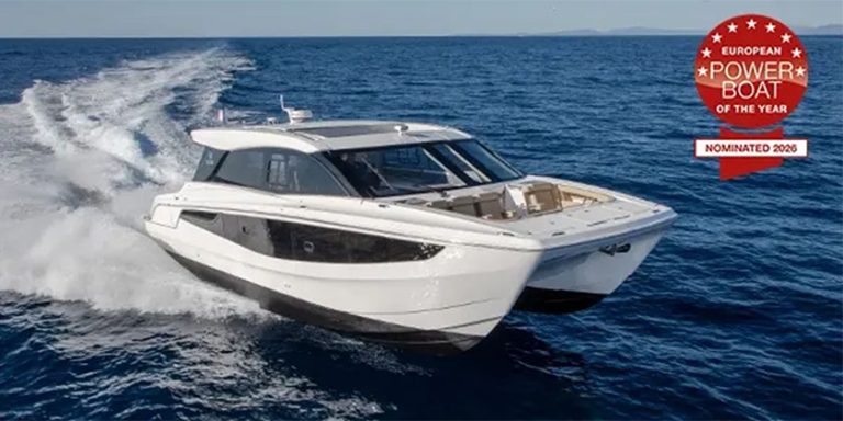 Aquila 46 Coupe Power Catamaran Nominated for 2026 European Powerboat of the Year  