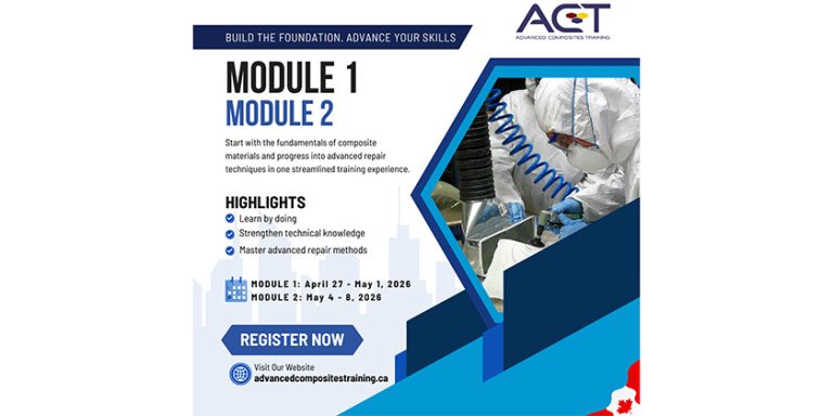 Advanced Composites Training is offering another back-to-back Module 1 and Module 2 training