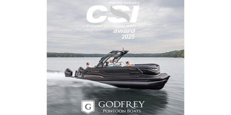 Godfrey Pontoon Boats Receives 20th NMMA Marine Industry CSI Award