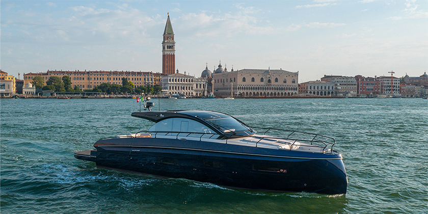 The Gran Turismo 50 Makes Her In-Water World Debut at the 2026 Venice Boat Show